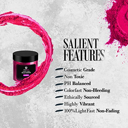 Hot Pink Mica Powder for Epoxy Resin 56g