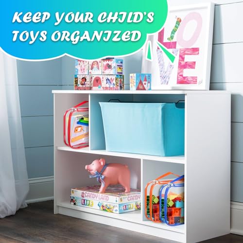 4 Packs Large Toy Storage Bags with Zipper (4 Count)