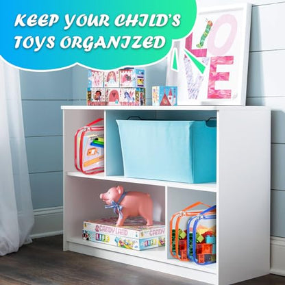 4 Packs Large Toy Storage Bags with Zipper (4 Count)