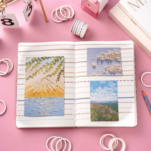 30 Rolls Floral Washi Tapes Set (30 Count)