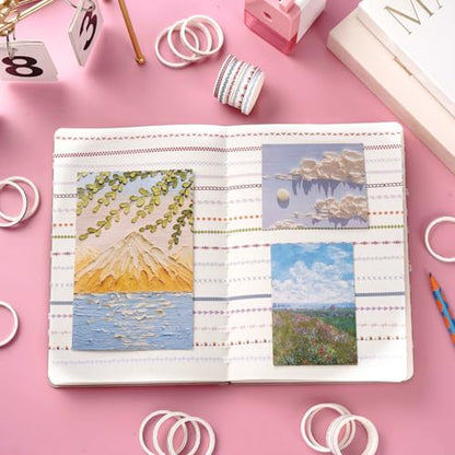 30 Rolls Floral Washi Tapes Set (30 Count)