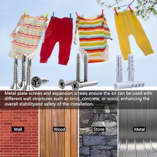 3 16" Sunshade Sail Hardware Kit (100 Foot)