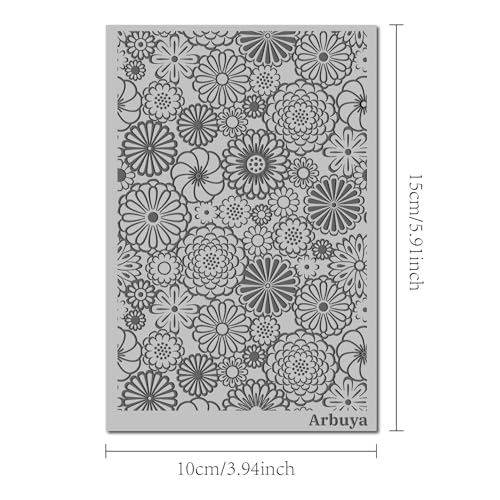 Polymer Clay Blossom Flowers Texture Sheets for Earrings Jewelry Making