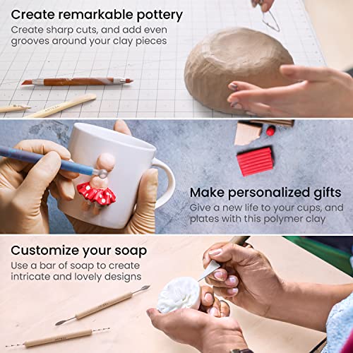Pottery and Sculpting Tools (22 Count)