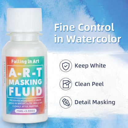Watercolor Masking Fluid Medium (2.5 Fl Oz)