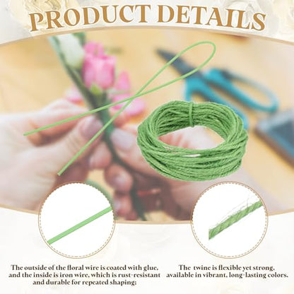 100Pcs 2 Gauge Floral Wire (100 Count)