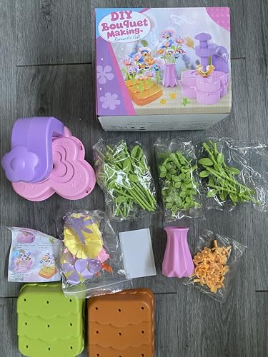 Flower Bouquet Craft Kit Creative Art Toys Flowers Market Toy Educational Fun DIY Activity Set Birthday Gift