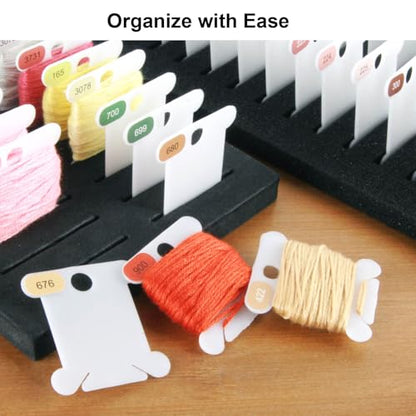 Plastic Embroidery Floss Bobbins