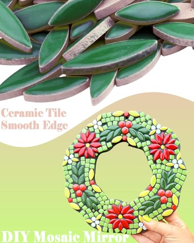 200g Ceramic Petals Bulk Mosaic Tiles for Craft