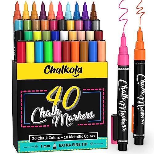 Extra Fine Tip Chalk Markers for Blackboard