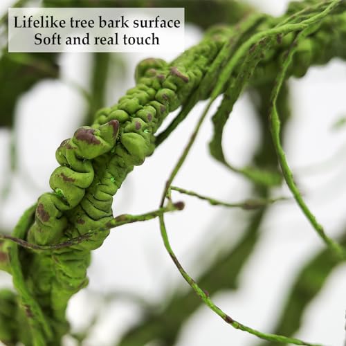118" L Green Grapevine Garland Fake Tree Branches Willow Twigs