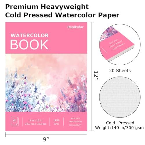 Watercolor Paper Pad (20 Count)