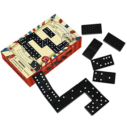 Wooden Double 6 Domino Set