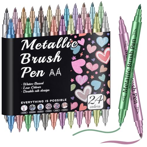 24 Metallic Markers