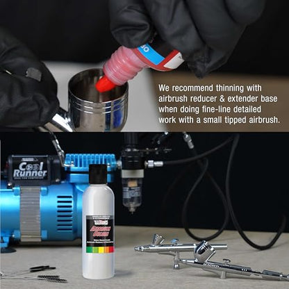 4 Ounce Airbrush Thinner Reducer and Extender Base (4 Fl Oz)
