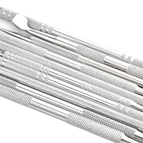 10PCS Stainless Steel Clay Sculpting Tools Metal Sculpting Tools Double (60 Count)