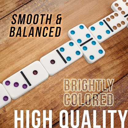 Double 12 Domino Game Travel Tin