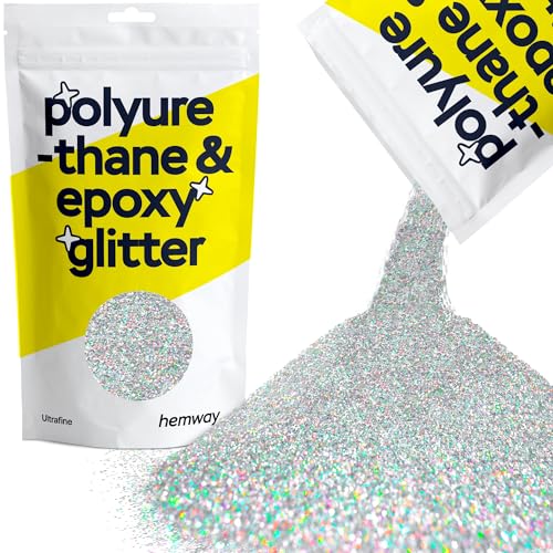Resin Glitter Silver Holographic 100g Ultrafine (3.5 Ounce)