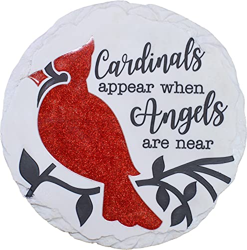 Cardinal Glitter Stepping Stone