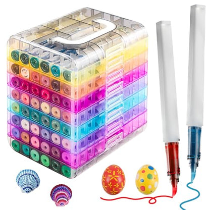 Fine&Soft Tip Acrylic Paint Markers Pen Set (48 Count)
