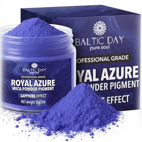 Royal Azure Blue Mica Powder 2 oz (2 Ounce)