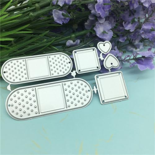 Cutting Dies Metal Stencils Scrapbooking Tools Flowers Lace Frame DIY Embossing Template for Paper Card Making Album Arts Crafts Supplies