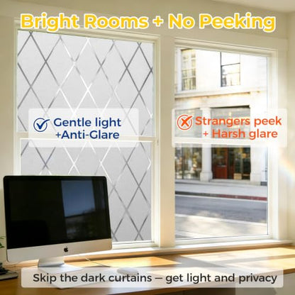 Window Privacy Film Decorative Non