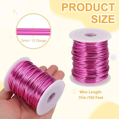 12 Gauge 2mm Anodized Aluminum Wire for Jewelry Craft Making
