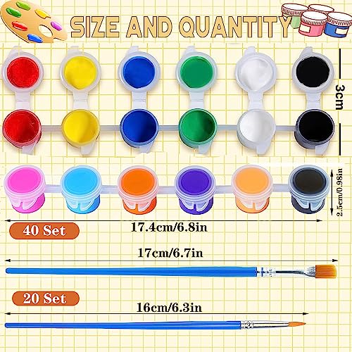 280 Pcs Mini Acrylic Paint Set for Kids (22 Fl Oz)