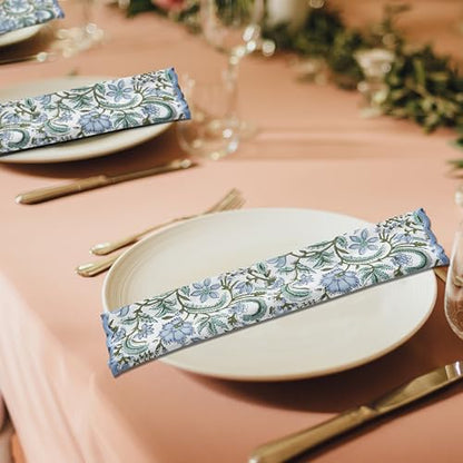 Hand Block Print Cloth Napkins (4 Count)