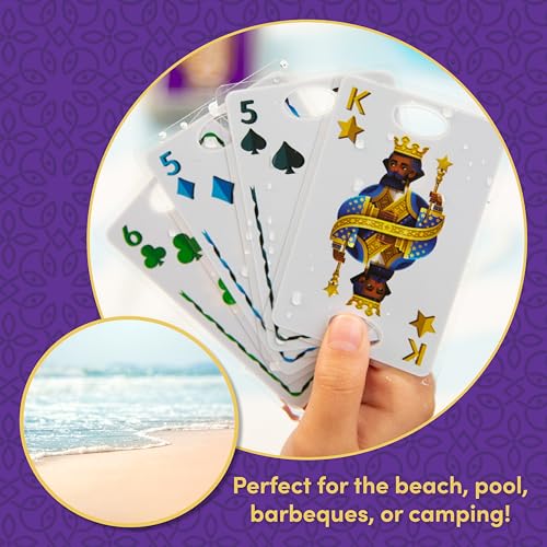 Five Crowns Waterproof Rummy Style Card Game for Kids