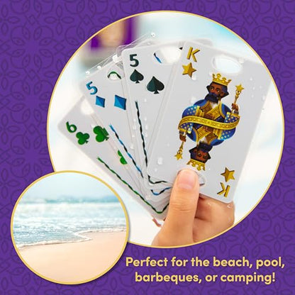 Five Crowns Waterproof Rummy Style Card Game for Kids