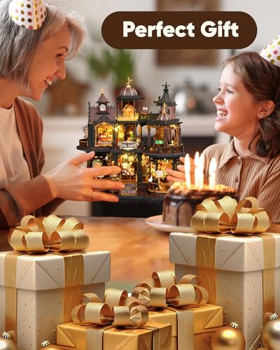 DIY Miniature House Kit Dollhouse Kit for Adults to Build Mini Magic House