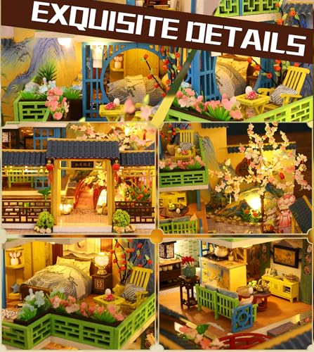 DIY Miniature House Kit for Adults