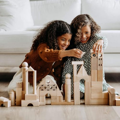 Extra Large Wooden Building Blocks 102 Piece Set
