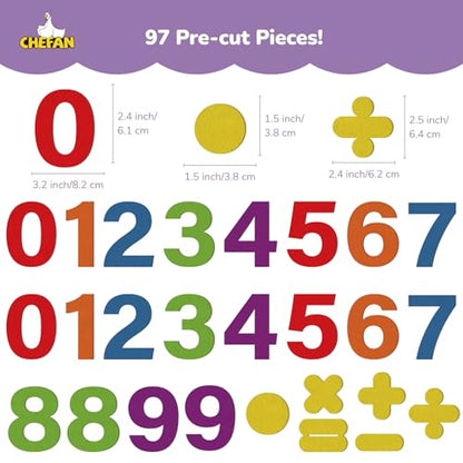 Felt Numbers for Kids (94 Count)