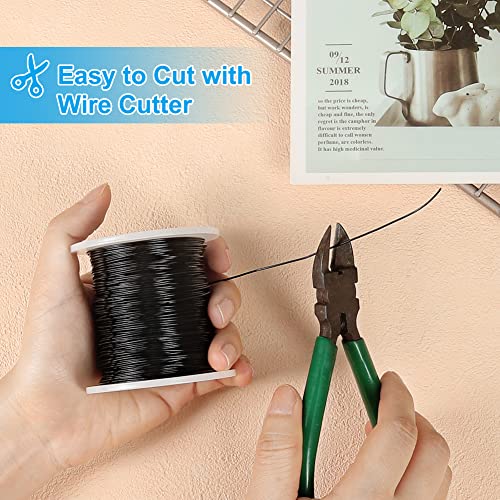 328ft 20 Gauge 0.8mm Aluminum Wire Black Soft for Jewelry