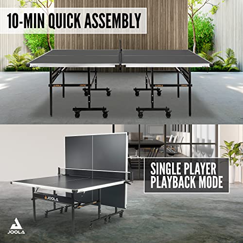 Centric Professional Table Tennis Table with Quick Clamp Ping Pong Net and Post Set