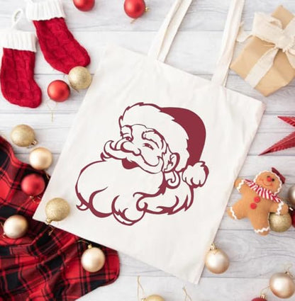 Christmas Stencils for Crafts Reusable 8” Large Christmas Stencil Santa Snowman Gnome Holiday Drawing Templates for Painting on Wood Doormat Fabrics Window Decor (16 Count)