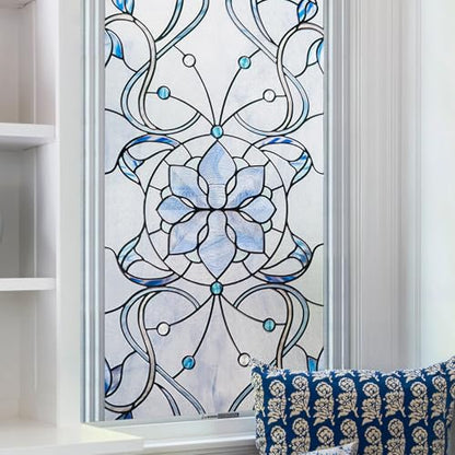 3D Stained Glass Window Privacy Film Decorative Non