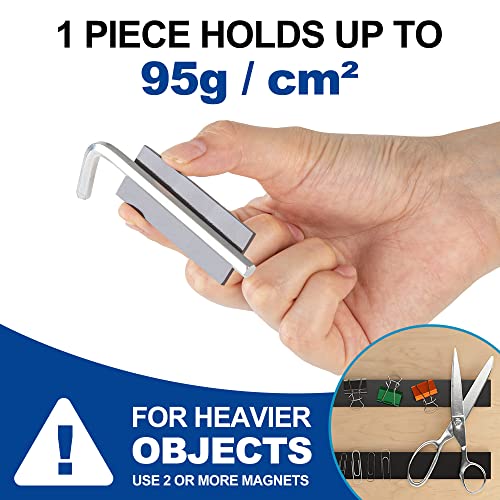 Magnetic Strips with Adhesive Backing 3 Pack