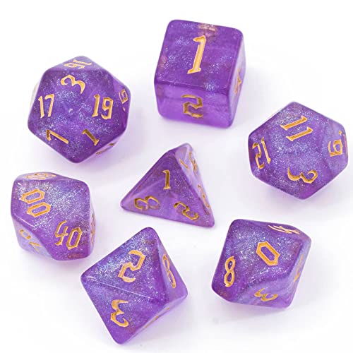 DND Dice Set D&D Polyhedral Dice for RPG (7 Count)