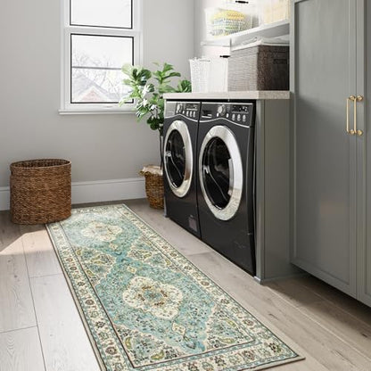 Felice Floral Medallion Runner Rug