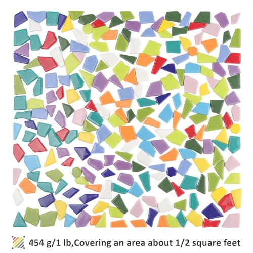 Glass Mosaic Tiles for Crafts Bulk