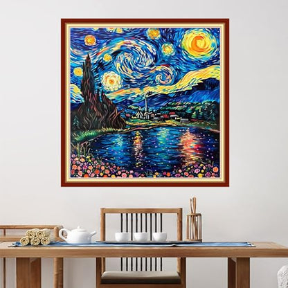 Stamped Cross Stitch Kits for Beginners Full Range of Cross Stitching 11 CT Printed Cross Stitch Kits for Adults Cross Stitch Patterns Needlepoint Kits