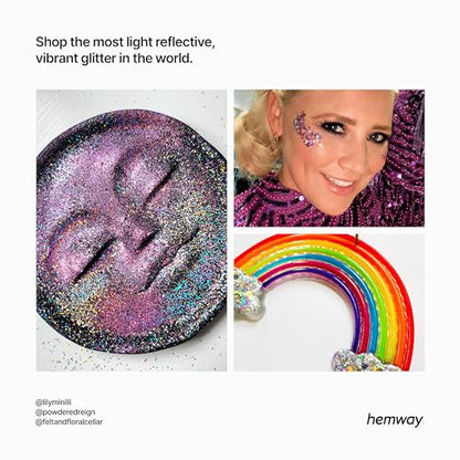 Craft Glitter Purple Holographic 100g Ultrafine Glitter (3.5 Ounce)