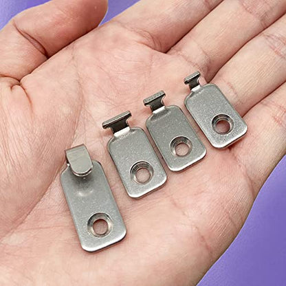 20pcs Heavy Duty Hanger 304 Stainless Steel Wall Mounted Mini J Hook for Mirror Picture Frames Hanging Wire (20 Count)