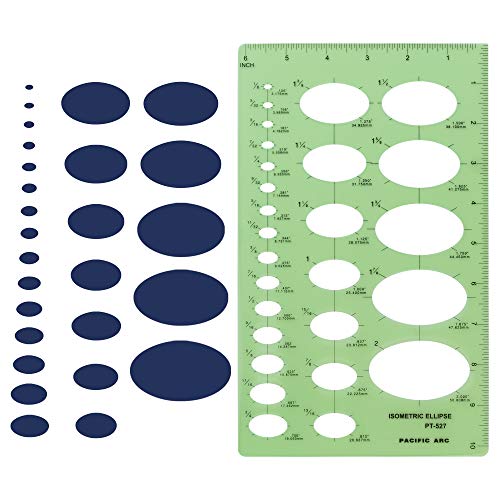 Isometric Ellipse Guide Template