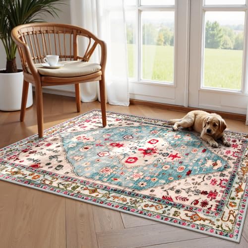 Felice 3x5 Boho Tribal Washable Rug