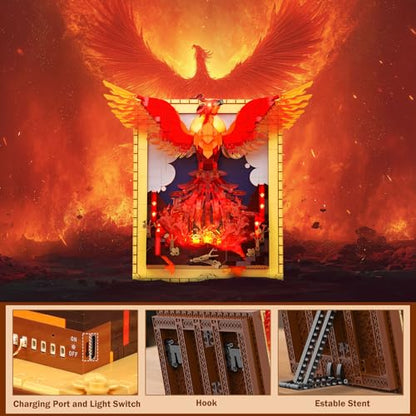 Phoenix Building Set with LED Lights for Adults